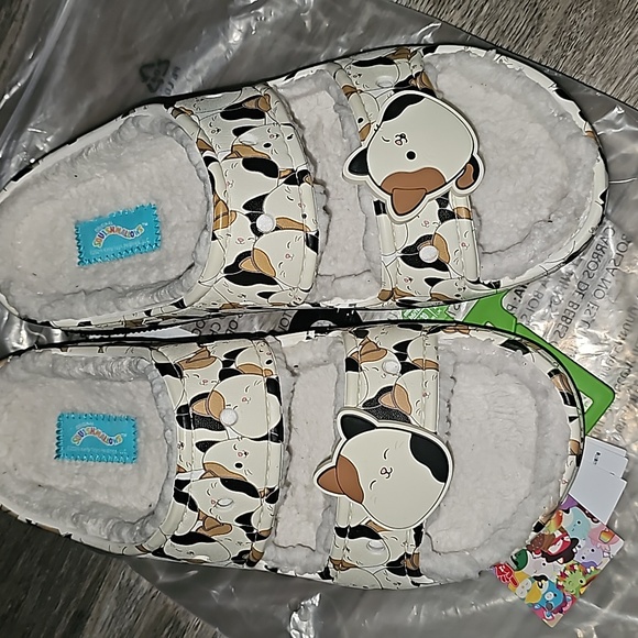 Crocs Cam Cat sherling slides lined soft & Comfy slip on (Hg13 - Picture 5 of 8